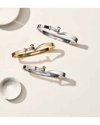 Sterling Silver & 18K Yellow Gold Torun Bangle Bracelet