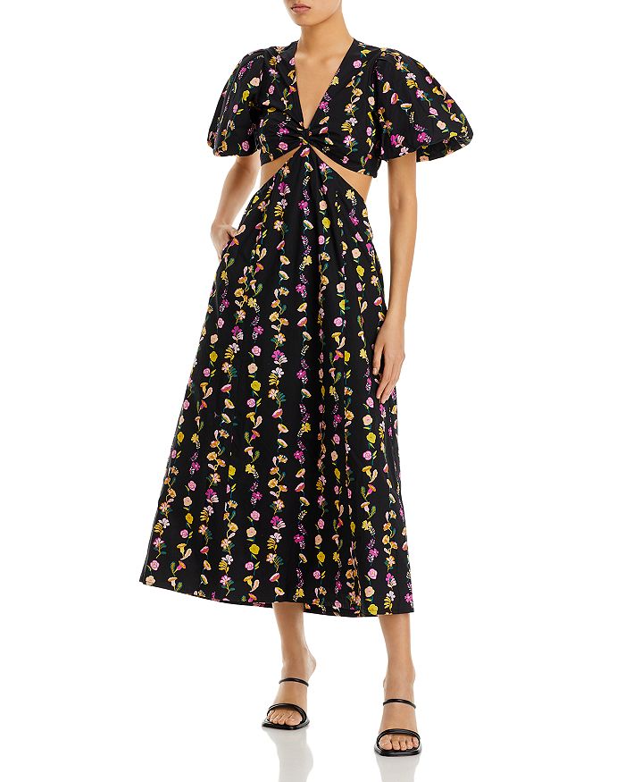 Banjanan Mariana Cotton Cutout Floral Dress | Bloomingdale's