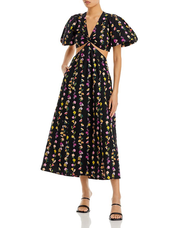 Tory burch floral mariana hot sale dress