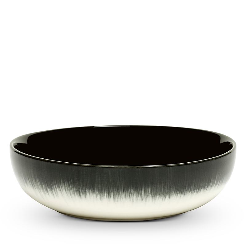Serax De High Plate Var B In White/black