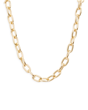 Allsaints Bamboo Link Collar Necklace, 17