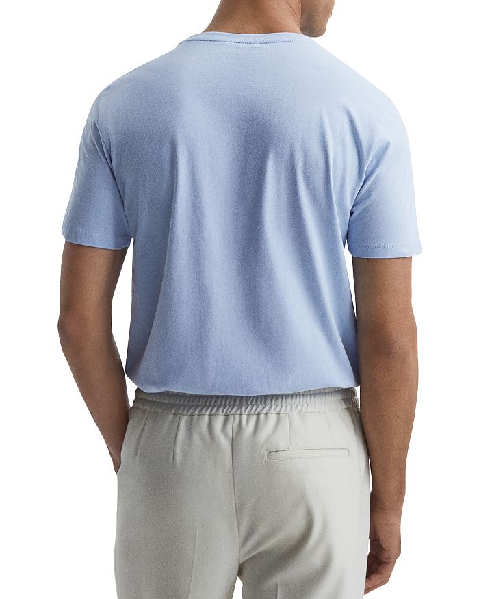 Reiss Bless Crewneck Tee In Soft Blue