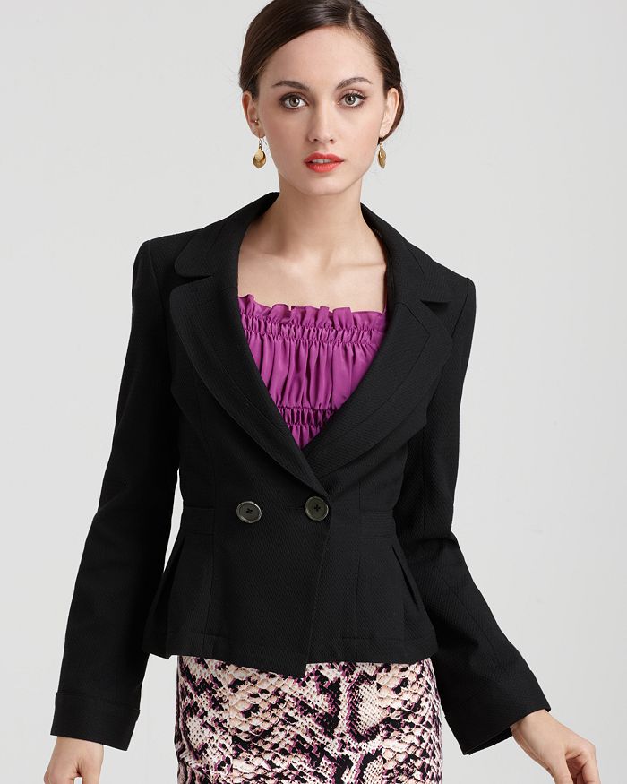 Nanette Lepore Jacket - Ring Mistress Notch Collar | Bloomingdale's