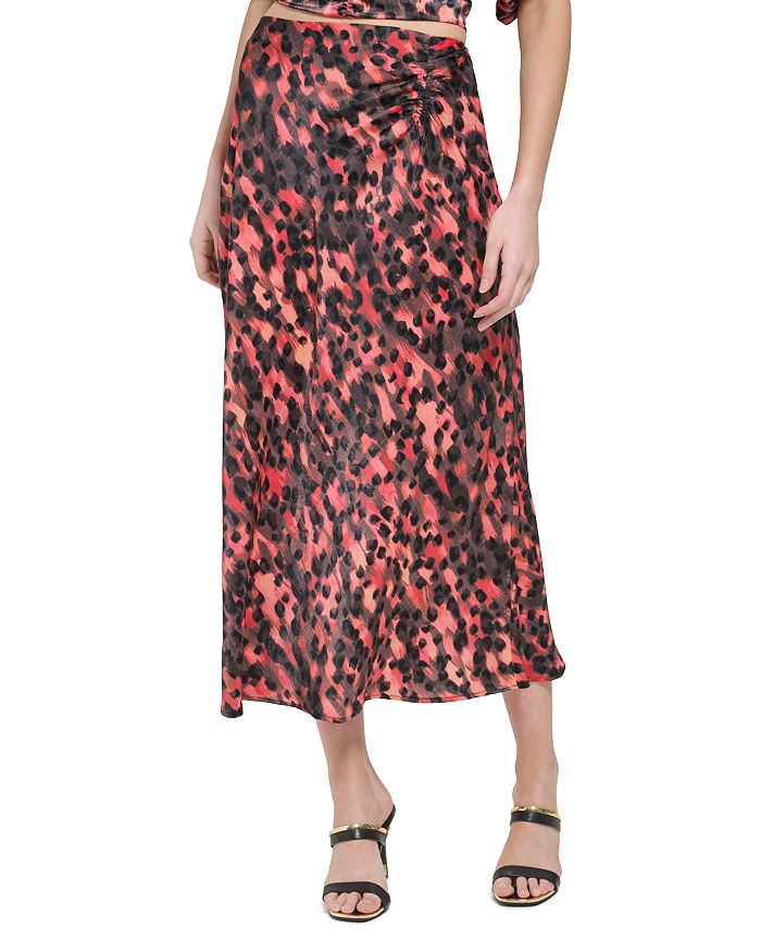 DKNY Printed Midi Skirt | Bloomingdale's
