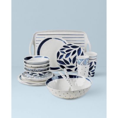 Blue Bay Melamine 20 Piece Dinnerware Set