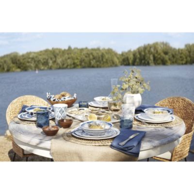 Blue Bay Melamine 16 Piece Dinnerware Set