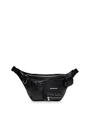 Photos - Belt Balenciaga Superbusy Leather Beltpack 703143210C81000 
