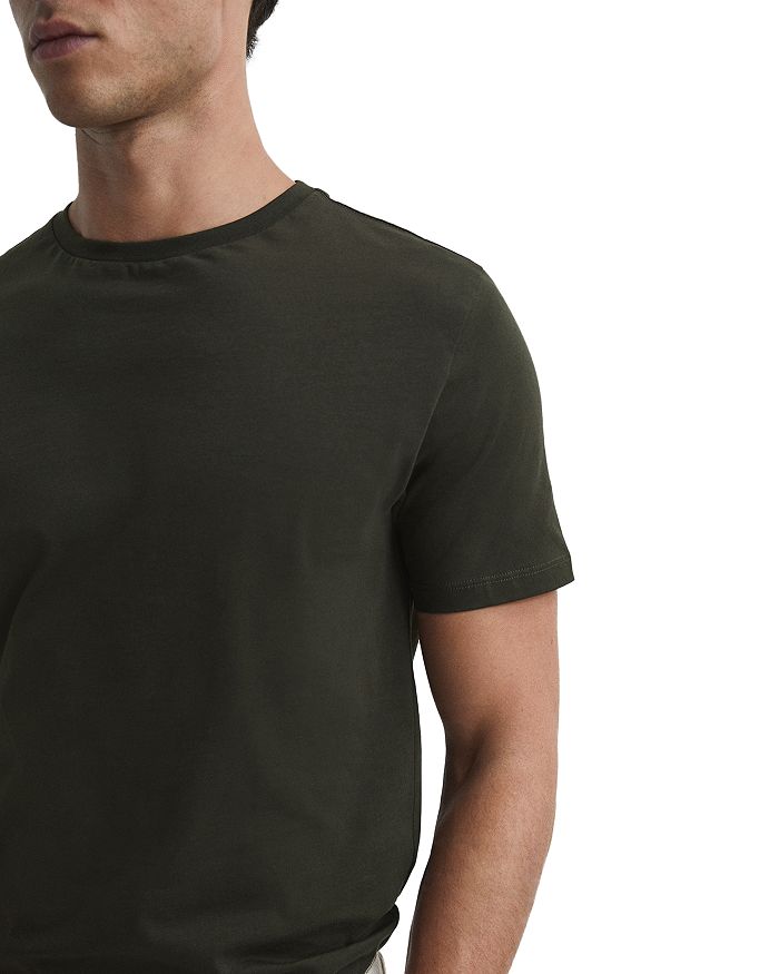 Reiss Bless Crewneck Tee In Oxidised Green