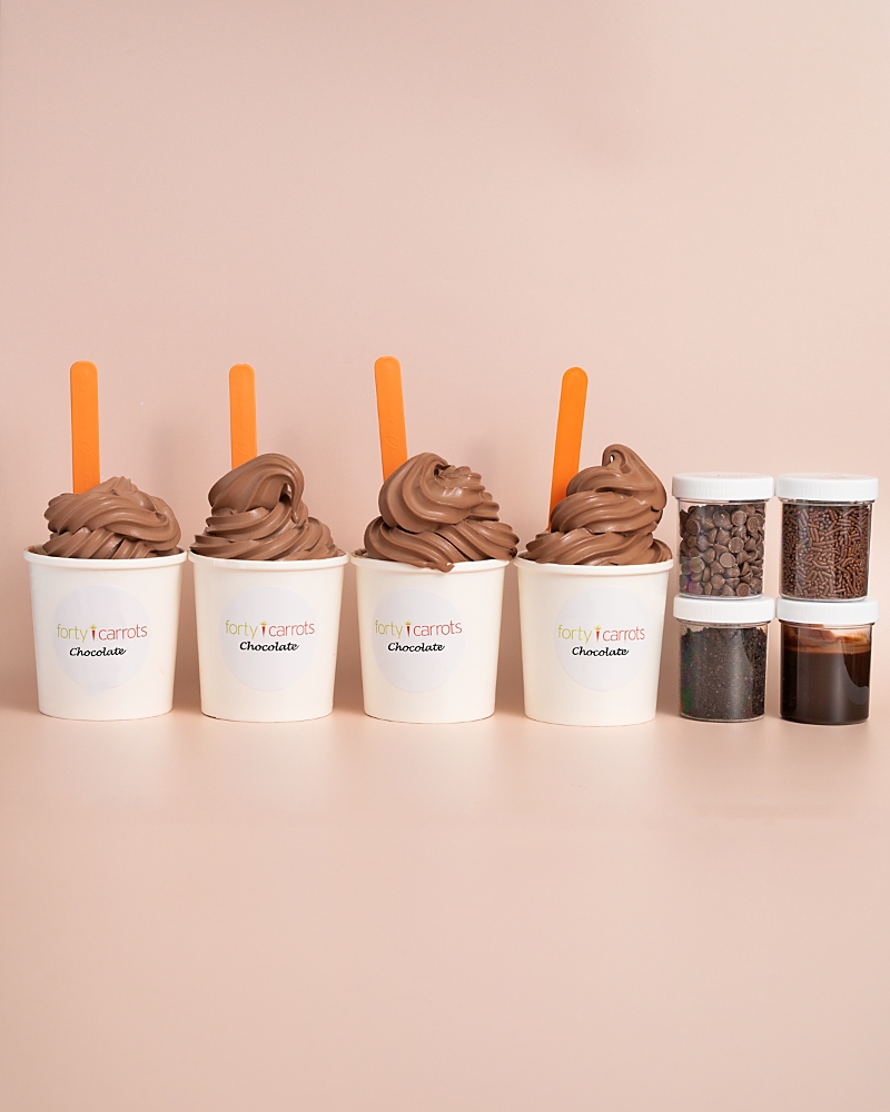 Forty Carrots Only Chocolate Frozen Yogurt Set - Exclusive