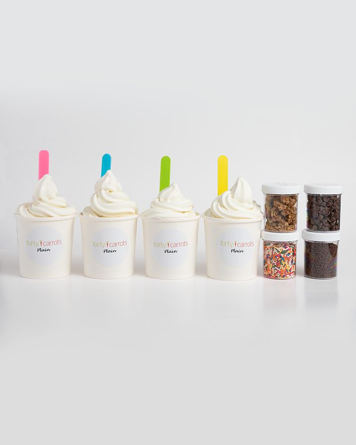 4 oz White Frozen Yogurt Cups - Frozen Dessert Supplies