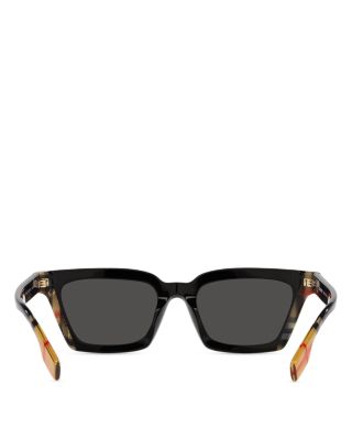 ● BURBERRY ● サングラス Check White Black / Dark Gray 52mm Amazon.com: BURBERRY Sunglasses BE 4364 399487 Check White
