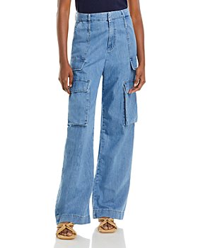 FRAME - Relaxed Fit High Rise Straight Leg Carpenter Jeans in Rhythm