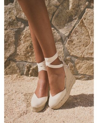 Women's Chiara Ankle Tie Wedge Espadrille Sandals
