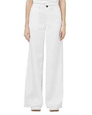 Rag & Bone Featherweight Andi High Rise Wide Leg Jeans Ecru In White