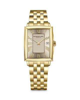 Raymond Weil - Toccata Gold-tone Rectangular Watch, 23mm