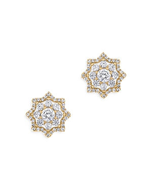 Bloomingdale's Diamond Starburst Stud Earrings in 14K Yellow Gold, 1.00 ct.t.w. - 100% Exclusive