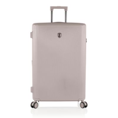Earth Tones Large Upright Expandable Spinner Suitcase