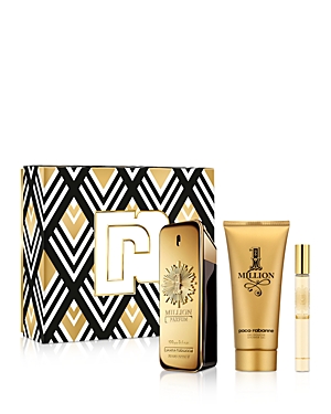 paco rabanne 1 million parfum gift set ($185 value)
