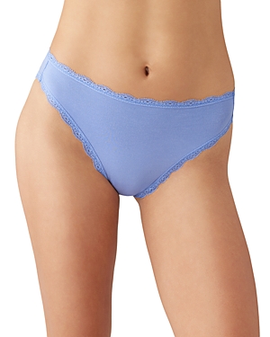 B.tempt'd By Wacoal Inspired Eyelet Hi Leg Briefs In Pale Iris