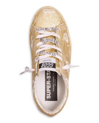 Golden Goose Women's Super-Star Glitter Low Top Sneakers