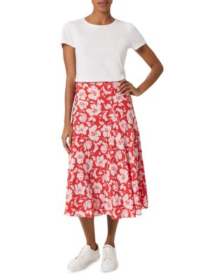HOBBS LONDON - Angie Floral Midi Skirt