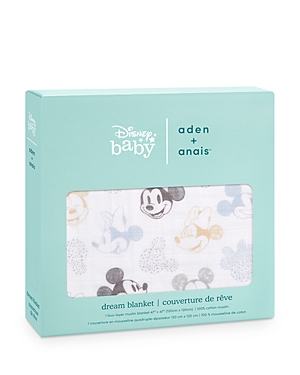 Aden and Anais Unisex Minnie and Mickey Dream Swaddle Blanket