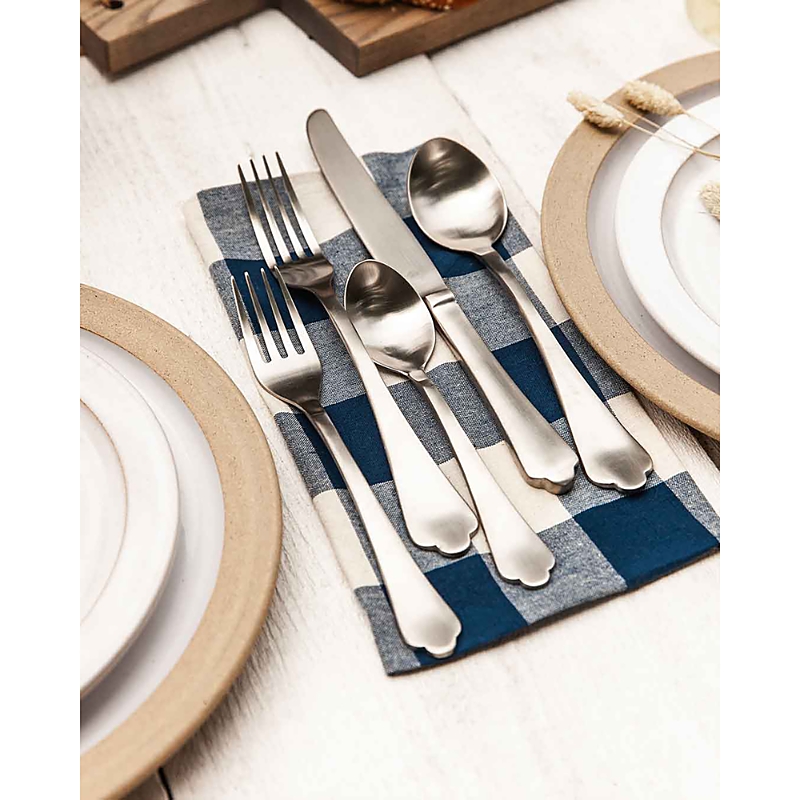 Farmhouse Pottery Farmer's Gingham Napkin, Set Of 4 In Navy