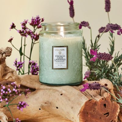 French Cade &amp; Lavender Large Jar Candle 18 oz.