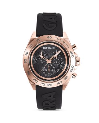 FERRAGAMO - Urban Ion-Plated Stainless Steel Chronograph Watch, 43mm