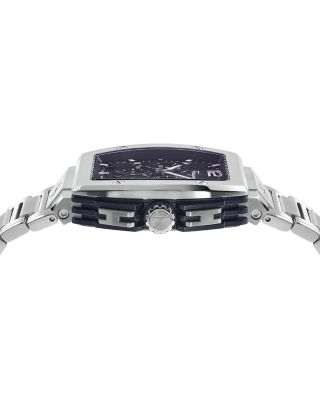 F-80 Tonneau Stainless Steel Chronograph Watch, 41.8mm