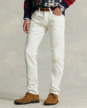 Polo Ralph Lauren - Sullivan Slim Distressed Jeans in Glengate White