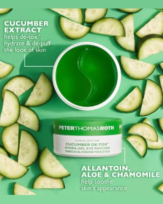 Cucumber De Tox Hydra Gel Eye Patches