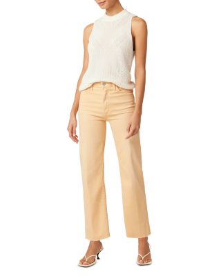 The Blake High Rise Ankle Wide Leg Jeans in Sunkissed