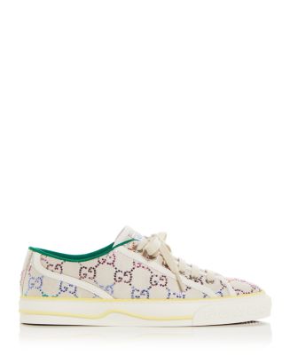 GUCCI - w!ng♡ Gucci Women's Crystal Low Top Sneakers | Bloomingdale's