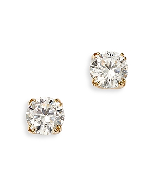 Bloomingdale's Certified Diamond Stud Earrings In 14k Yellow Gold Featuring Diamonds With The De Beers Code Of Orig In White/gold