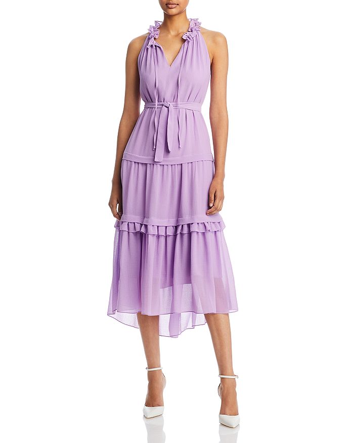 Kobi Halperin Vale Sleeveless Ruffled Midi Dress Bloomingdale s