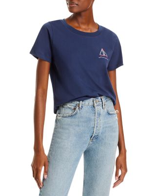 CHASER Sailboat Embroidered Tee | Bloomingdale's