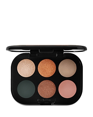 Shop Mac Connect In Colour Eye Shadow Palette - 6 Pan In Bronze Influence