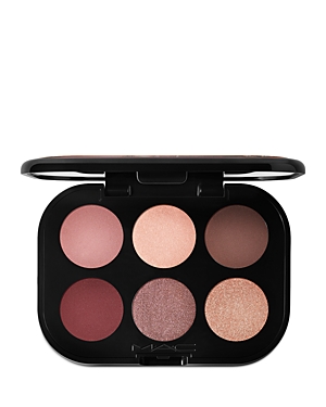 Shop Mac Connect In Colour Eye Shadow Palette - 6 Pan In Embedded In Burgundy