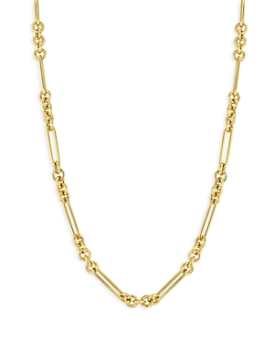 Zoë Chicco 14k Yellow Gold Paperclip & Rolo Mixed Link Chain Necklace, 16-18 In Gold