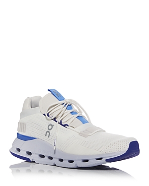 On Women's Cloudnova Low Top Running Sneakers In Undyed White/heather