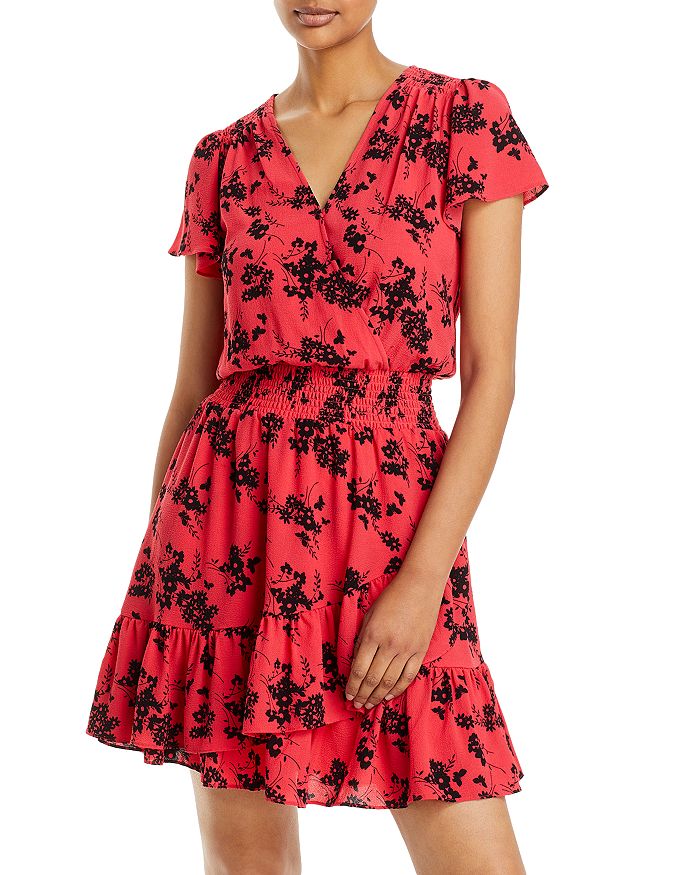 Michael Kors Botanical Ruffled Dress | Bloomingdale's