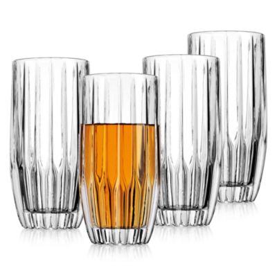 Godinger - Pleat Highball Glasses, Set of 4