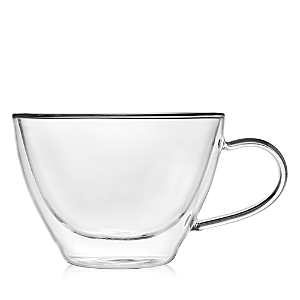 Godinger Double Walled Glass Cappuccino Mug In Clear