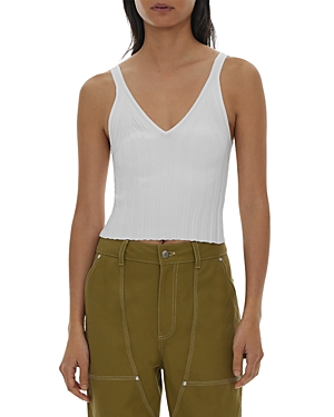 Helmut Lang Angela Knit Tank In Optic White