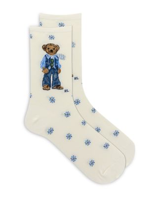 Ralph Lauren - Laurel Canyon Bear Crew Socks