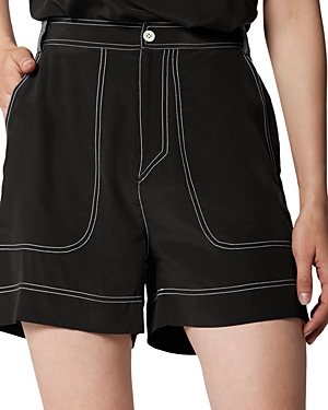 Shop Equipment Jaxon Silk Shorts In True Black