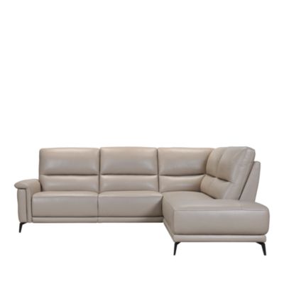 Melfi 3-Piece Power Reclining Leather Sectional