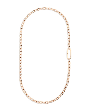 Pomellato 18k Rose Gold Iconica Chain Necklace, 21.6 In Pink