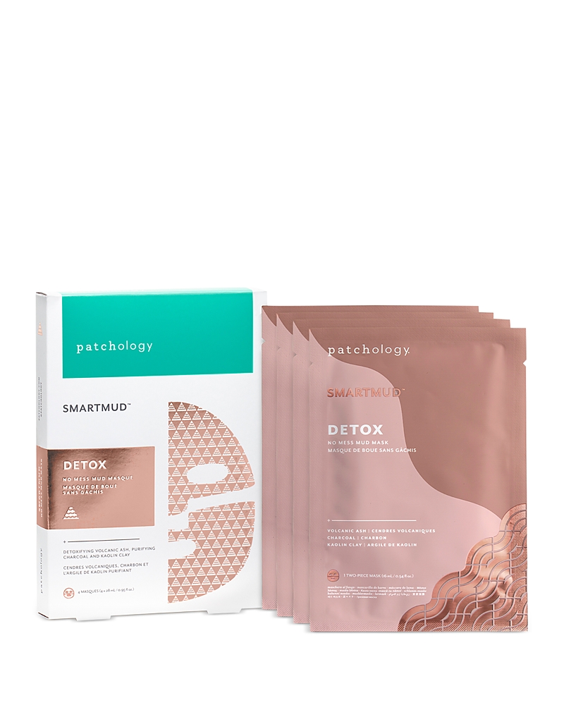 Patchology Smartmud Detox No Mess Mud Masque, Pack Of 4